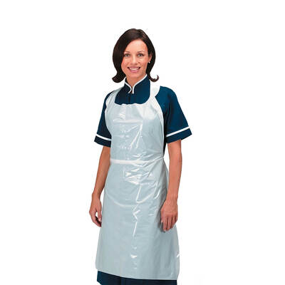 Disposable Aprons (roll)  16mu white x200 Disposable Aprons (roll)  16mu white x200
