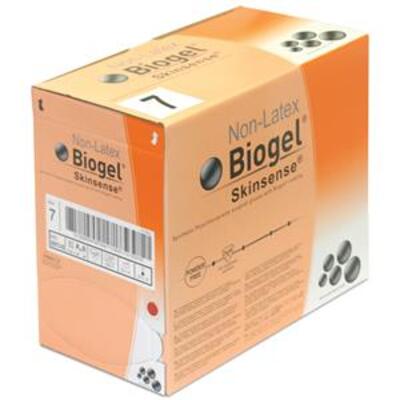 Biogel Skinsense Synthetic Surgical Gloves Natural 6 x50