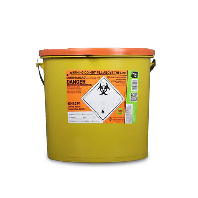 Sharpsguard Bin Eco Orange 11.5L x1 Sharpsguard Bin Eco Orange 11.5L x1