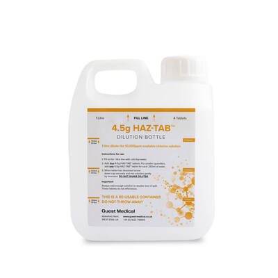 GUEST MEDICAL HAZ-TAB DILUTERS FOR 45G TABLETS 1 LITRE