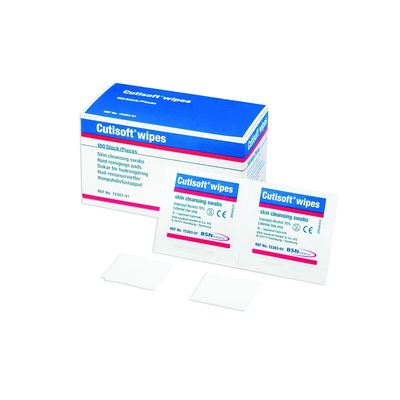 BSN Medical Cutisoft Pre-Injection Swabs Individually Wrapped 60mm x 30mm x100