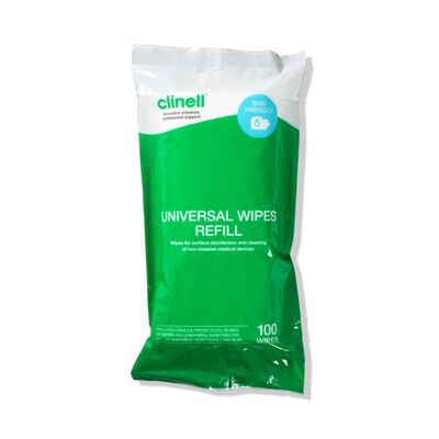 Clinell Universal Wipes Refill Pack x100