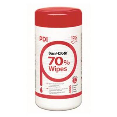 PDI Sani-Cloth 70% Alcohol Wipes x125