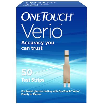 One Touch Verio Test Strips x50