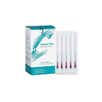 Classic Plus Acupuncture Needle 90mm with Tube (Pack of 100)