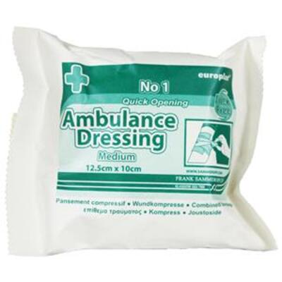 Ambulance Dressing Extra Extra Large No. 4 Extra Extra Large (320mm x 200mm Pad, 100mm x 2500mm Bandage)