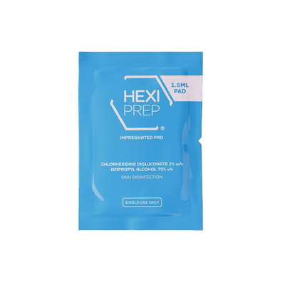Hexiprep 2% Chlorhexidine Alcohol Pad x100