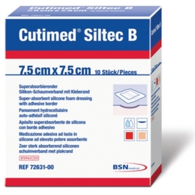 Cutimed Siltec B 12.5cm x 12.5cm x10
