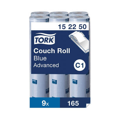Tork Advanced C1 Couch Roll Blue 56m x9 Tork Advanced C1 Couch Roll Blue 56m x9