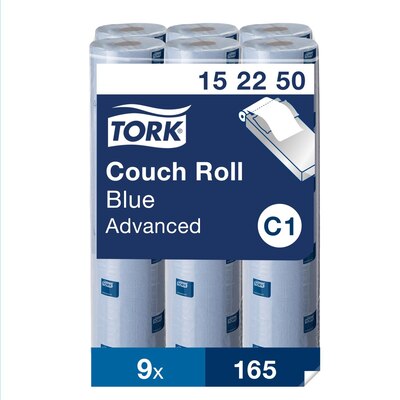 Tork Advanced 480mm Couch Roll Blue 56m x9