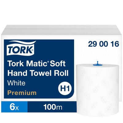 Tork Premium Hand Towel Roll - White 100m x 6