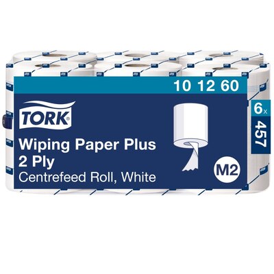 Tork Coreless Centrefeed Roll x 6 White 150m x 6