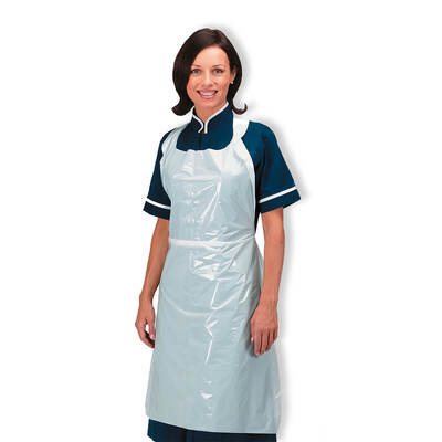 Apron Polythene White 68.6 x 117 cm x1000 Apron Polythene White 68.6 x 117 cm x1000