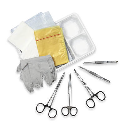 Gold Suture Pack	(Standard)	x10