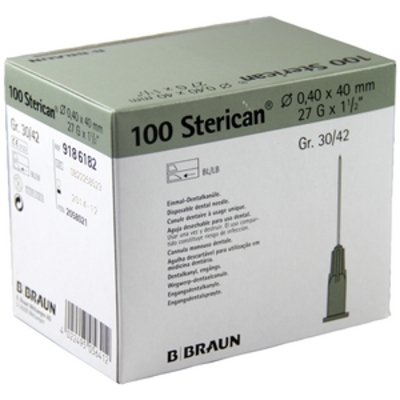 Sterican Dental Needles	27g 40mm x100