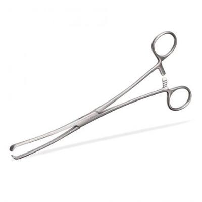 Rocialle Teales Vulsellum Forceps Curved Toothed 3:4 23cm x1