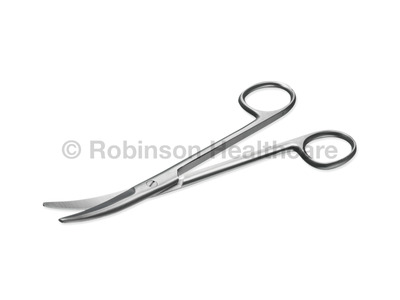 Instrapac Disposable Mayo Curved Scissors, 6.7" - x 1