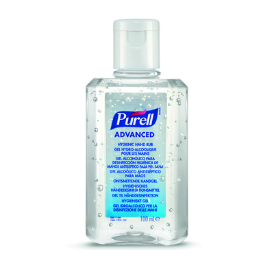 PURELL Advanced Hygienic Hand Rub 100ml Flip Top Bottle Clear 100ml x1