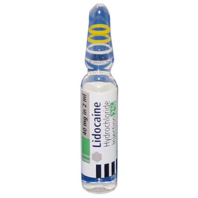 Lidocaine 2% 40mg in 2ml x10 AMPS 
