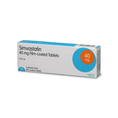 Simvastatin 40mg tablets