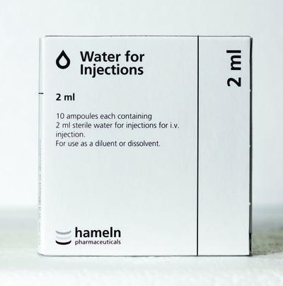 Water for Injection 2ml Ampoule POM, ZERO x10