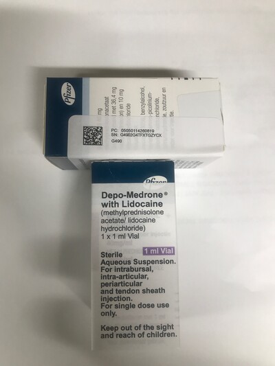 Depo-Medrone & Lidocaine POM 1ml Vial x1