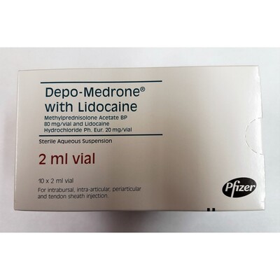 Depo-Medrone and Lidocaine 40mg / 10mg 2ml Vial x10