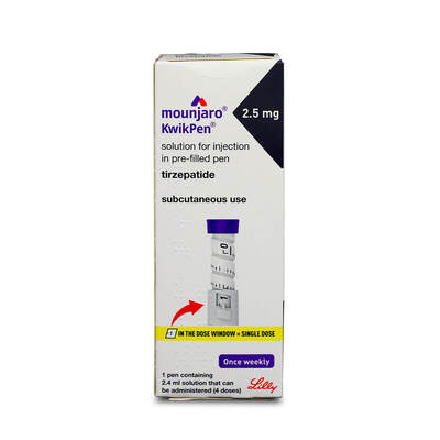 Mounjaro® 2.5 mg KwikPen® solution for injection in pre-filled pen Mounjaro® 2.5 mg KwikPen® solution for injection in pre-filled pen
