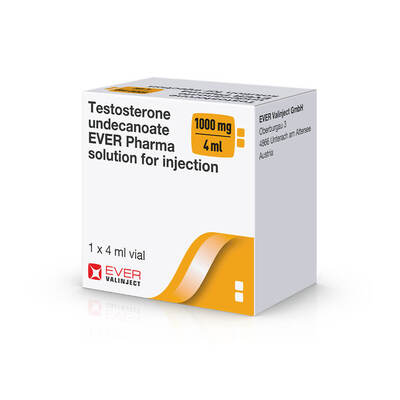 Testosterone Undecanoate 1000mg/4ml solution for injection POM Testosterone Undecanoate 1000mg/4ml solution for injection POM