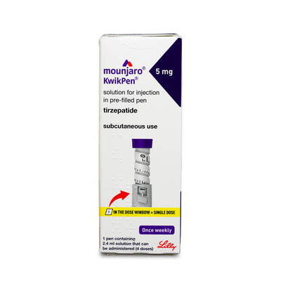 Mounjaro® 5 mg KwikPen® solution for injection in pre-filled pen POM Mounjaro® 5 mg KwikPen® solution for injection in pre-filled pen POM