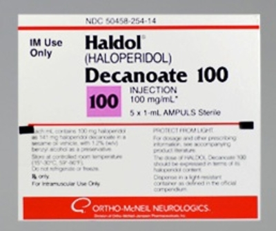 Haldol Decanoate  100mg/1ml Ampoule POM x5