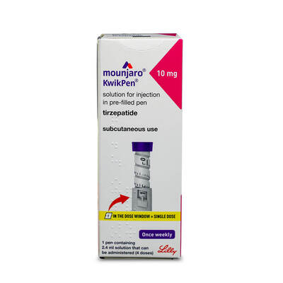 Mounjaro® 10 mg KwikPen® solution for injection in pre-filled pen POM Mounjaro® 10 mg KwikPen® solution for injection in pre-filled pen POM