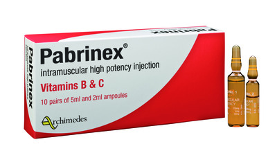Pabrinex IM High Potency <special id="14"/> 7ml (1 x 5ml, 1 x 2ml) Ampoule POM x10