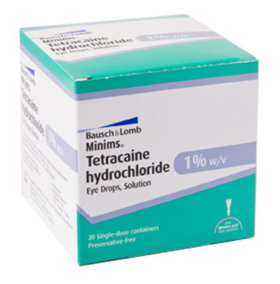 Tetracaine HC-Minims 1% Dropper POM x20