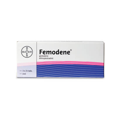 Femodene 30/74mcg 1 x 3 x 21 Combination* Tablet POM, R Femodene 30/74mcg 1 x 3 x 21 Combination* Tablet POM, R