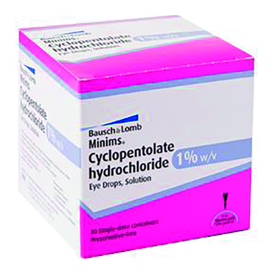 Cyclopentolate- Minims<special id="14"/>  1% Dropper POM x20