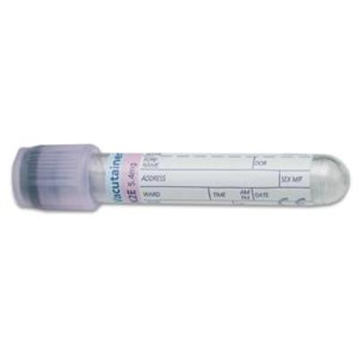 Vacutainer Tube EDTA (K2) 6ml, Pink - x 100
