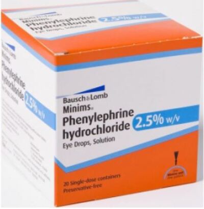 Phenylephrine - Minims <special id="14"/> 2.50% Dropper P x20