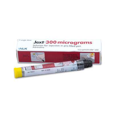 Jext 300mcg Solution for Injection 300mcg Auto-Injector POM x1 Jext 300mcg Solution for Injection 300mcg Auto-Injector POM x1