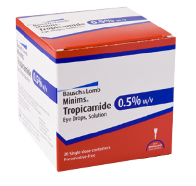 Tropicamide - Minims  0.50% Dropper POM x20