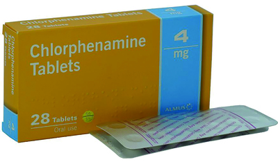 Chlorphenamine 4mg Tablet P x28
