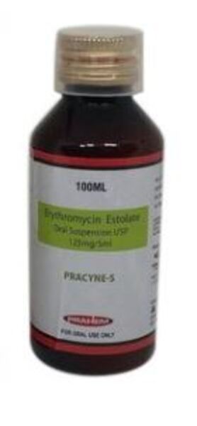 Erythromycin, Sugar-Free 250mg/5ml, 100ml Suspension POM x1