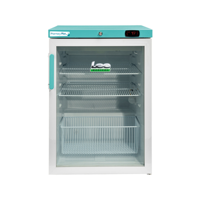LEC 158L Pharmacy Plus Bluetooth Enabled Upright Fridge with Glass Door