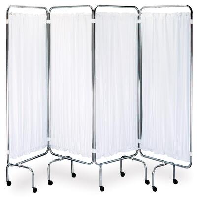 Doherty Polyester Ward Screen Curtain Set, x 4 - Blue Blue