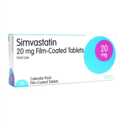 Simvastatin 20 mg film-coated tablets