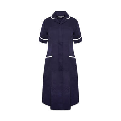 Nurses Dress Navy/White uk 20 Nurses Dress Navy/White uk 20