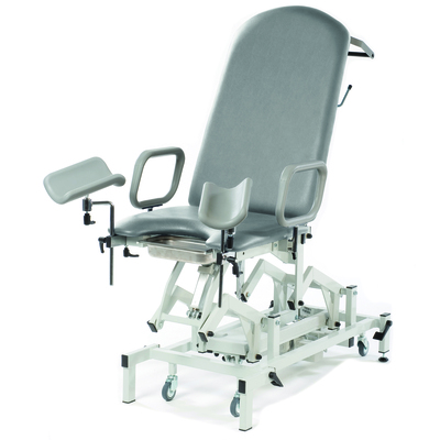 MEDICARE GYNAE COUCH - ELECTRIC HEIGHT & TILT Light Grey
