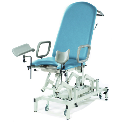 MEDICARE GYNAE COUCH - ELECTRIC HEIGHT & TILT Sky Blue