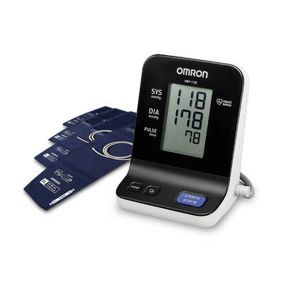 OMRON HBP-1120 Upper Arm BP Monitor Bundle with x5 Cuffs XS,S,M,L,XL OMRON HBP-1120 Upper Arm BP Monitor Bundle with x5 Cuffs XS,S,M,L,XL