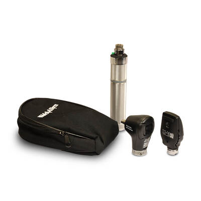 Welch Allyn 3.5V Diagnostic Set with LED Otoscope, Coaxial LED Ophthalmoscope, C-Cell Battery Handle, Soft Case Welch Allyn 3.5V Diagnostic Set with LED Otoscope, Coaxial LED Ophthalmoscope, C-Cell Battery Handle, Soft Case